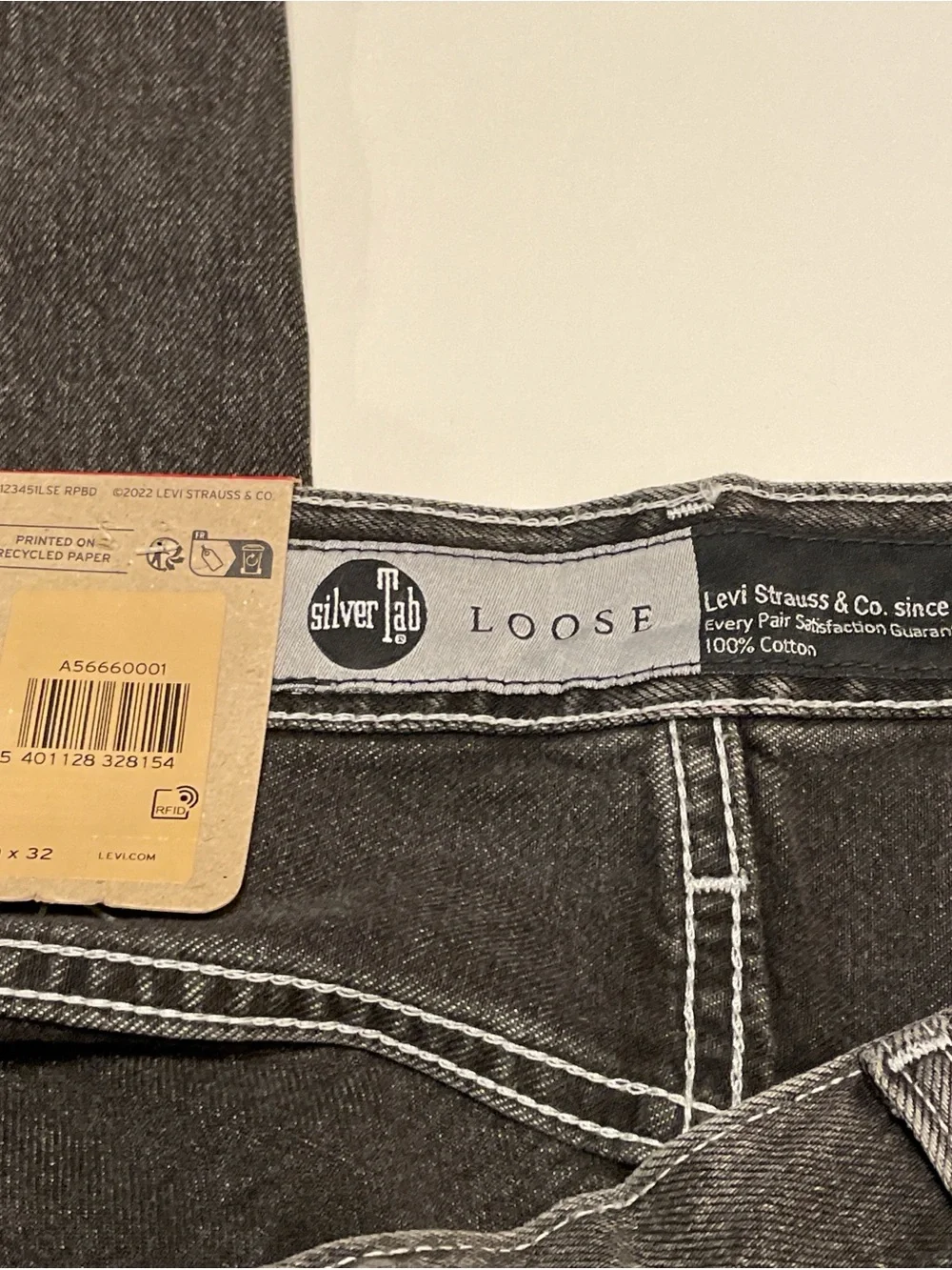 LEVI’S SILVERTAB LOOSE CARGO JEANS (30X32) - Picture 11 of 11